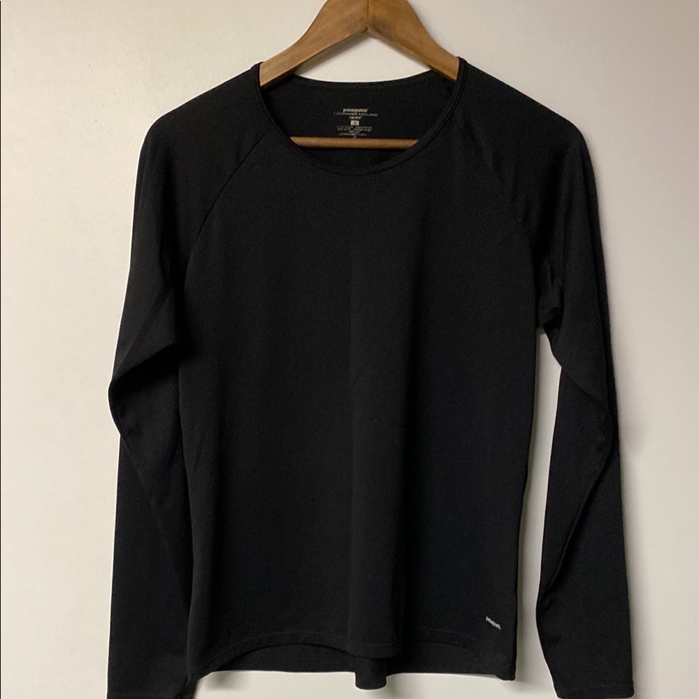 PATAGONIA Black Performance Baselayer Long Sleeve Too